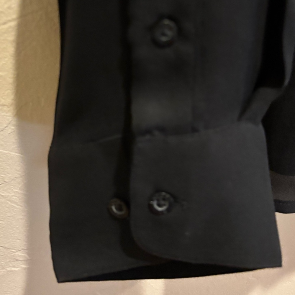 Ralph Lauren Silk Black Blouse Size 12 - Picture 4 of 4